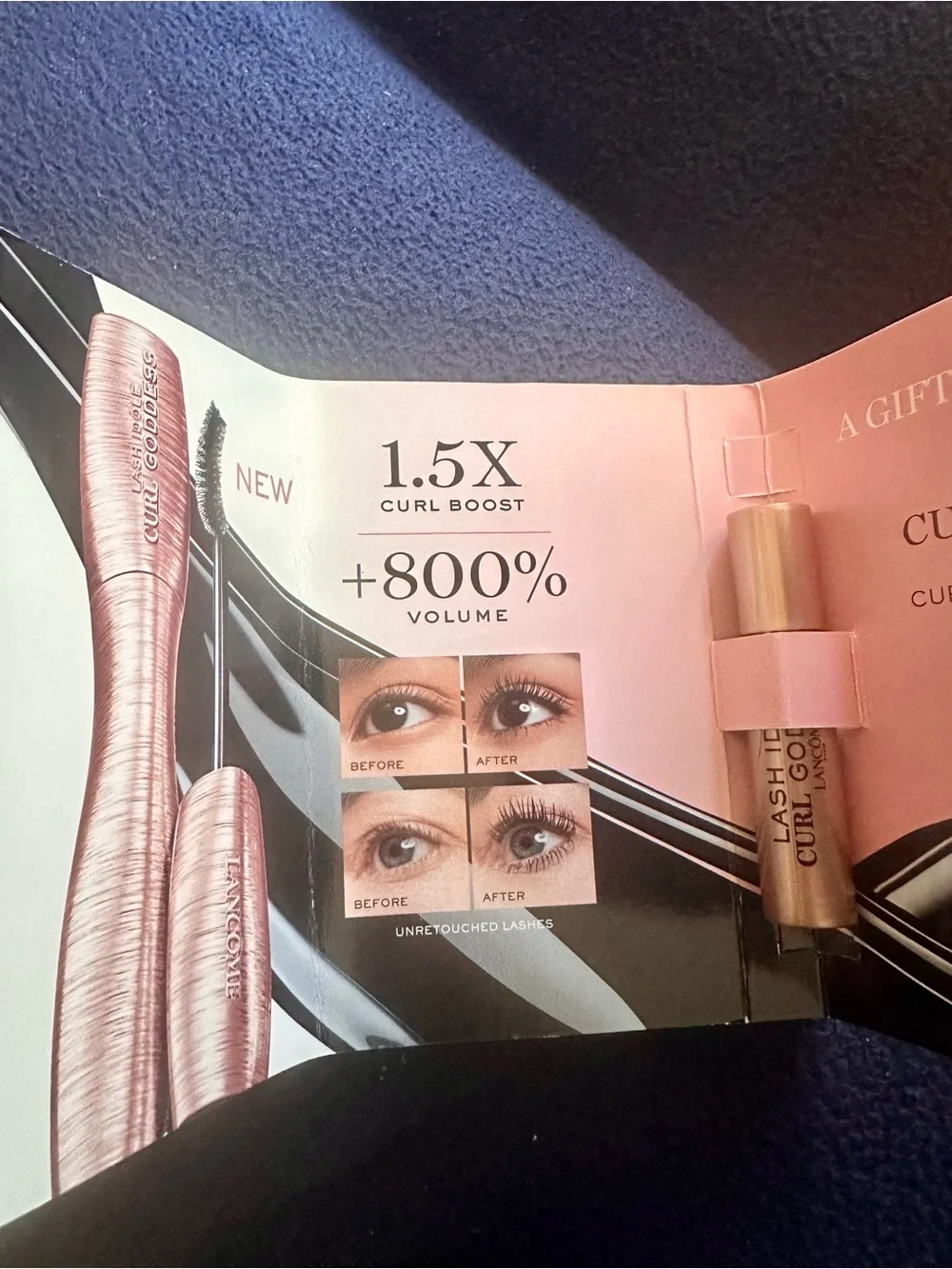 Lancôme Lash Idôle Curl Goddess Mascara in Metallic Rose Gold